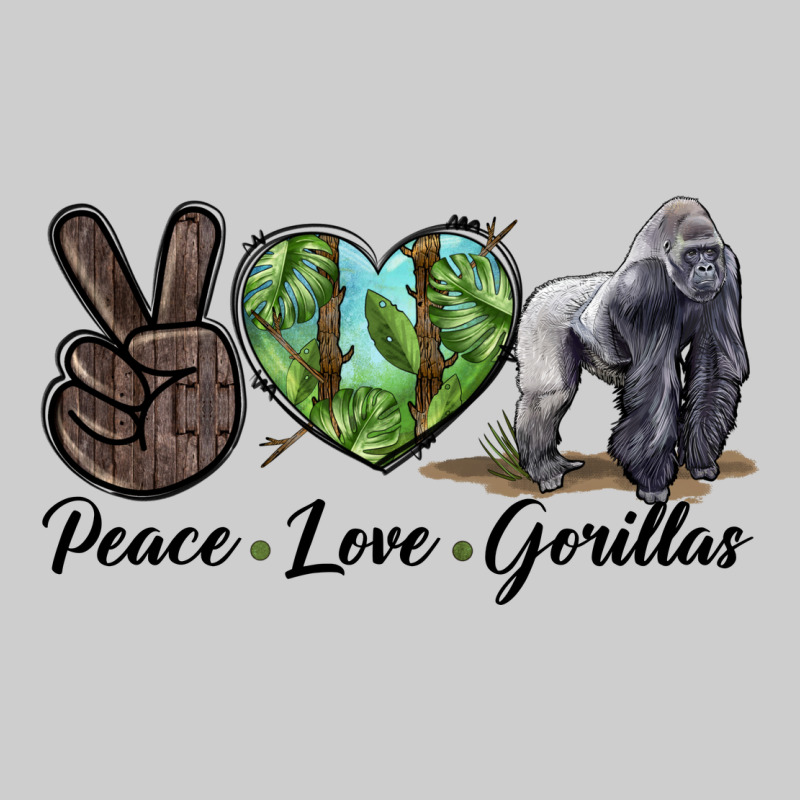 Peace Love Gorillas Premium Tee by LillyAllenDesigns | Teevron