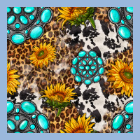 Western Gemstone And Sunflower Seamless Pattern Premium Hoodie | Teevron
