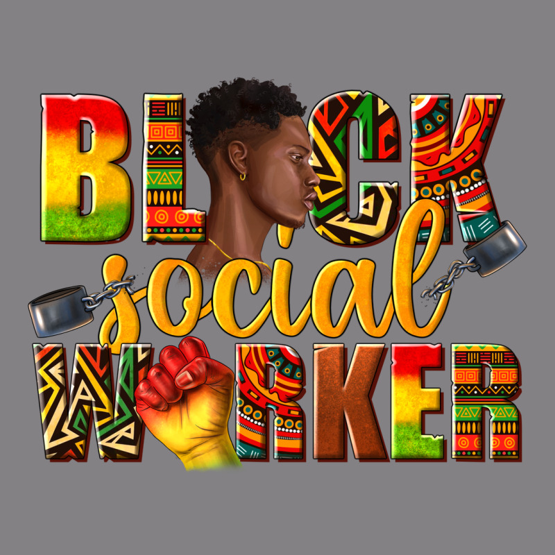 Black Social Worker Heavyweight Hoodie by texasbilliewilder | Teevron