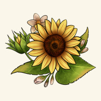 Sunflower Premium Hoodie | Teevron