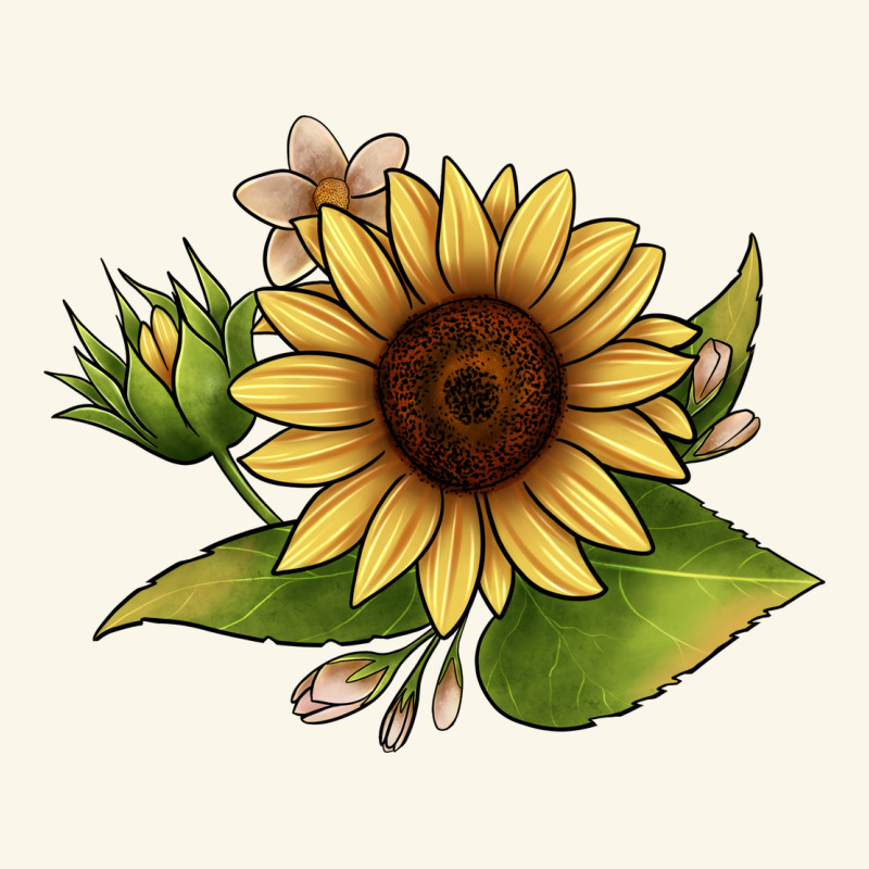 Sunflower Premium Hoodie by JahusDesignShop | Teevron