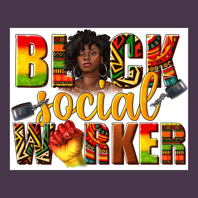 Black Social Worker Heavyweight Hoodie by texasbilliewilder | Teevron