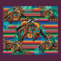 Bucking Bronco Serape Turquoise Urban Hoodie | Teevron
