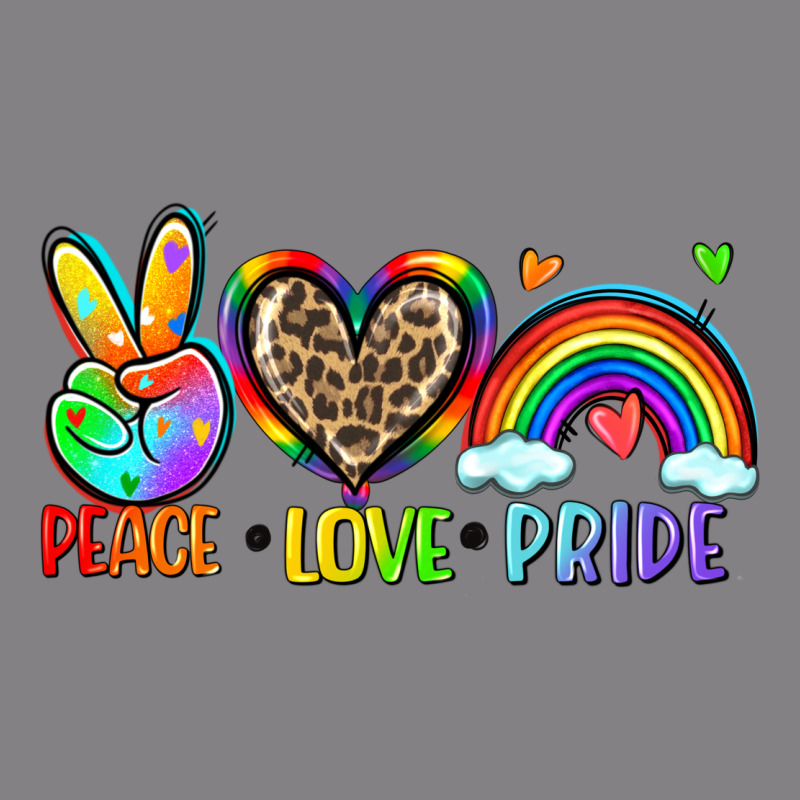 Peace Love Pride Heavyweight Hoodie by Zillion Design Studio | Teevron