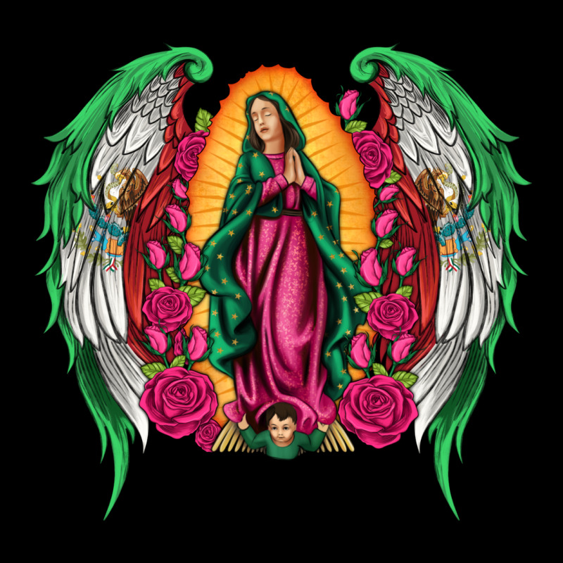 Mexican Flag Wings Our Lady Of Guadalupe Urban Hoodie by Artiststas | Teevron