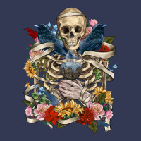 Flower Boho Skull Skeleton Heavyweight Hoodie | Teevron