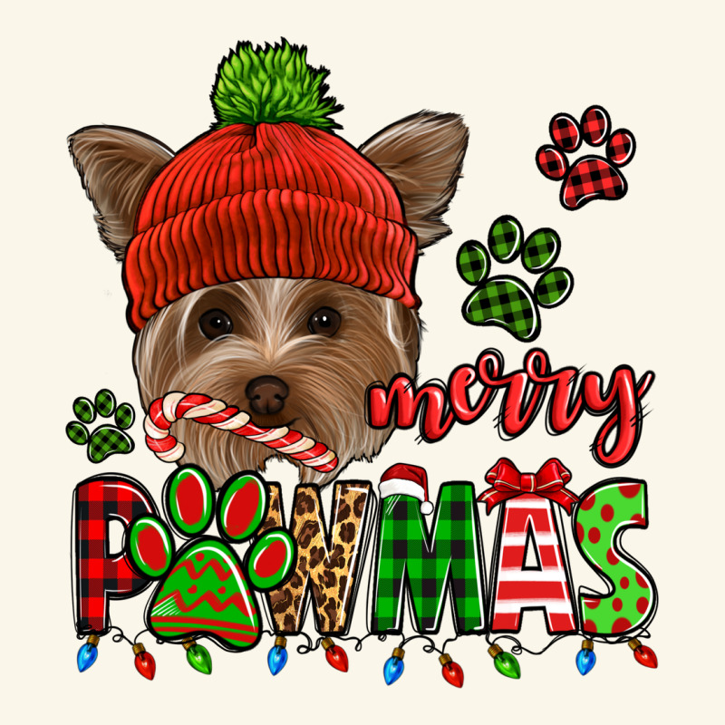 Merry Pawmas Christmas Yorkie Premium Hoodie by Jasminsmagicworld | Teevron