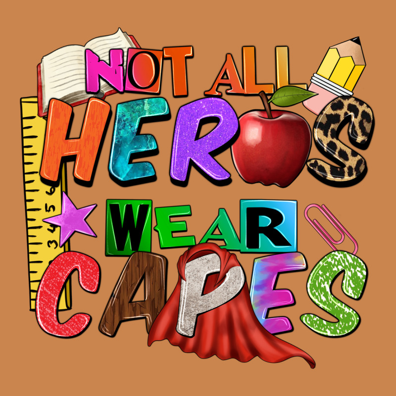 Not All Heros Wear Capes Heavyweight Hoodie by Zillion Design Studio | Teevron