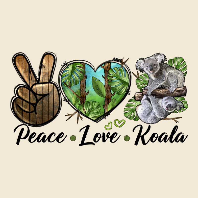 Peace Love Koala Premium Tee by LillyAllenDesigns | Teevron