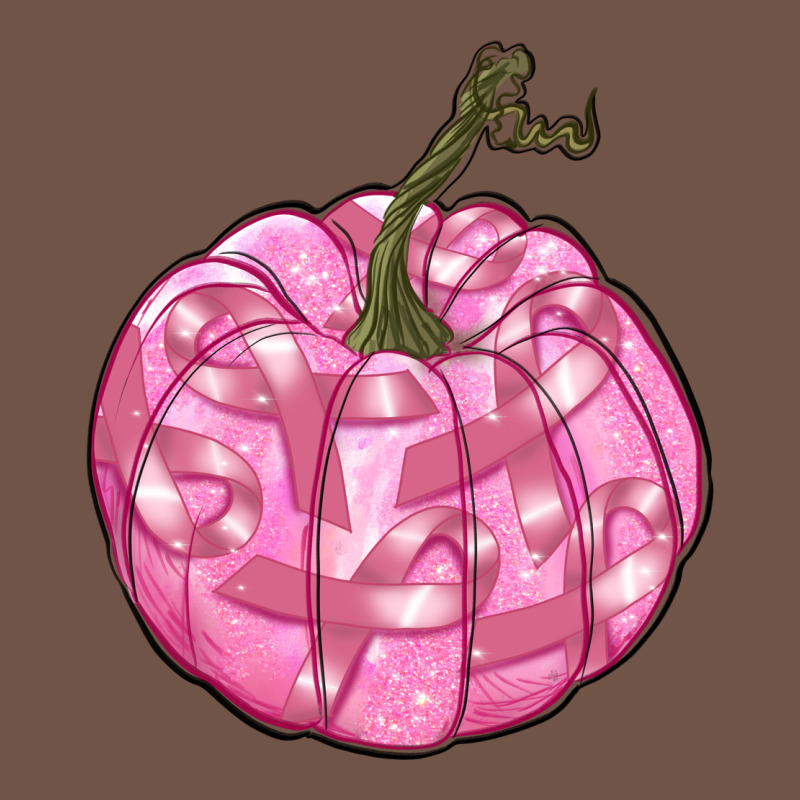 Pink Pumpkin With Breast Cancer Ribbons Premium Sweatshirt by RanaPortraitStore | Teevron