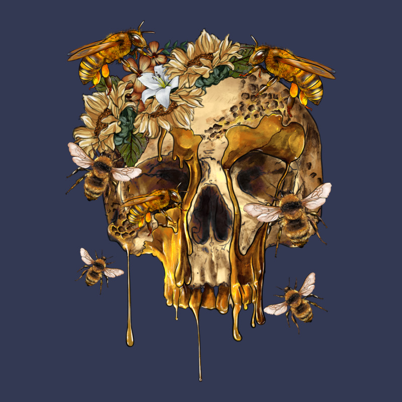 Flower Skeleton Bees Heavyweight Hoodie by RanaPortraitStore | Teevron