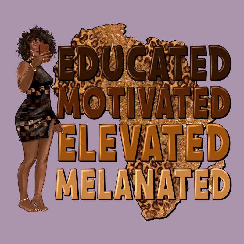 Educated Motivated Elevated Melanated Heavyweight Hoodie by texasbilliewilder | Teevron