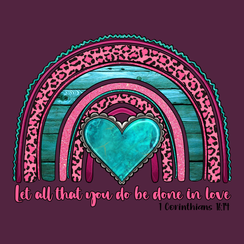 Valentine's Day Rainbow Let All That You Do Be Done In Love 1 Corinthi Urban Hoodie by AdoDesignShop | Teevron