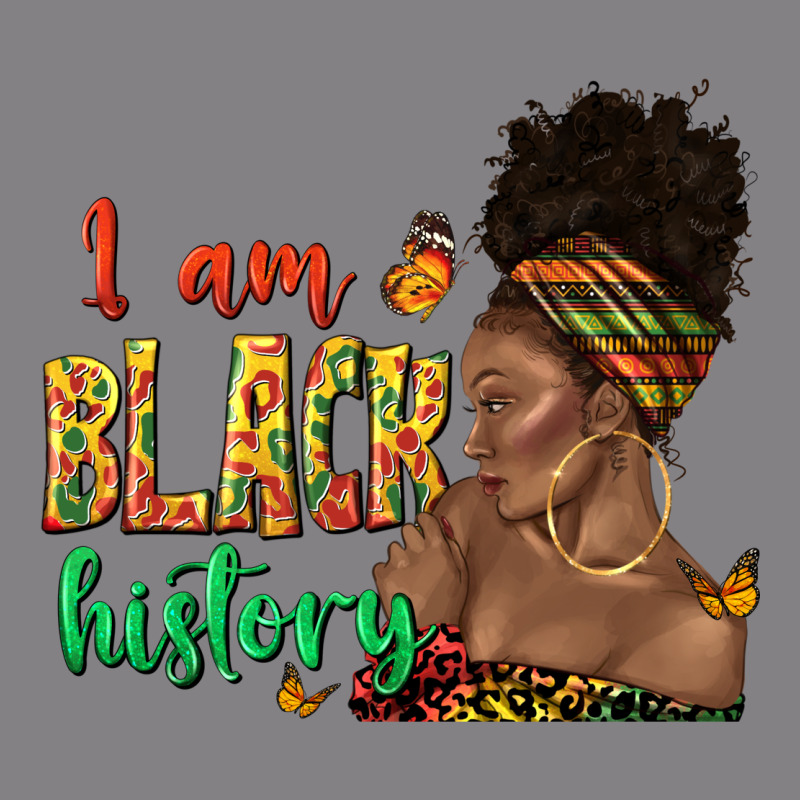 I Am Black History Afro Black Woman Juneteenth Heavyweight Hoodie by texasbilliewilder | Teevron