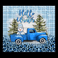 Hello Winter Snowman Truck Urban Hoodie | Teevron