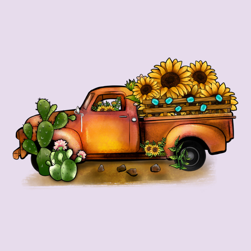 Sunflower Truck Premium Hoodie by JahusDesignShop | Teevron