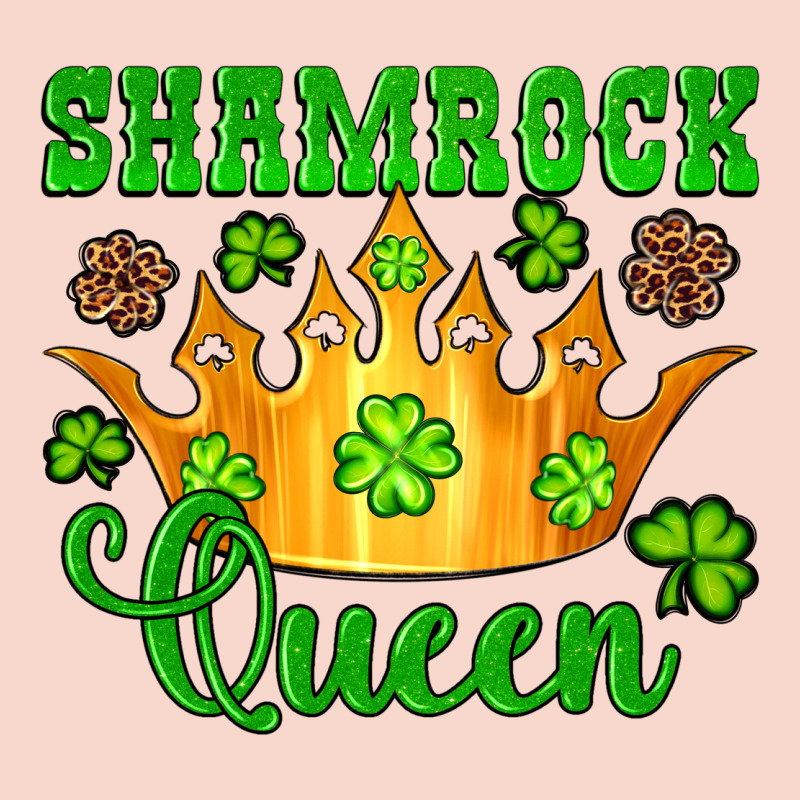 Shamrock Queen Crown Leopard Glitter Urban Hoodie by Artiststas | Teevron
