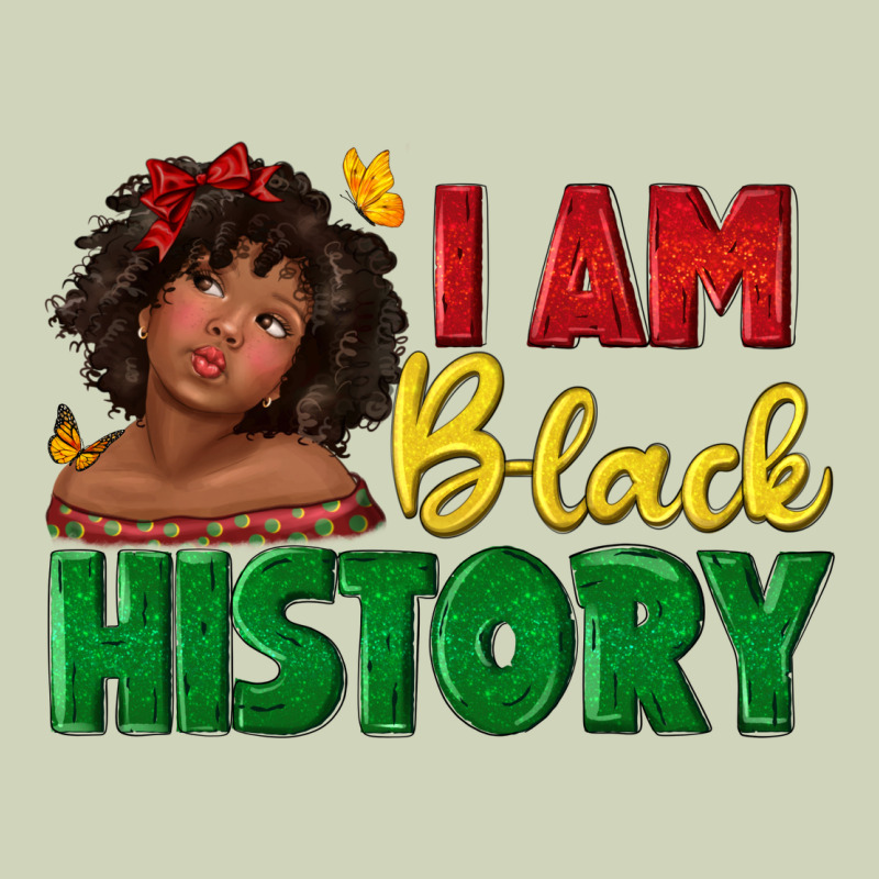 I Am Black History With Afro Black Girl Heavyweight Hoodie by texasbilliewilder | Teevron