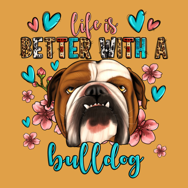 Life Is Better With A Bulldog Premium Hoodie by Jasminsmagicworld | Teevron