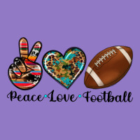 Peace Love Football Urban Hoodie | Teevron