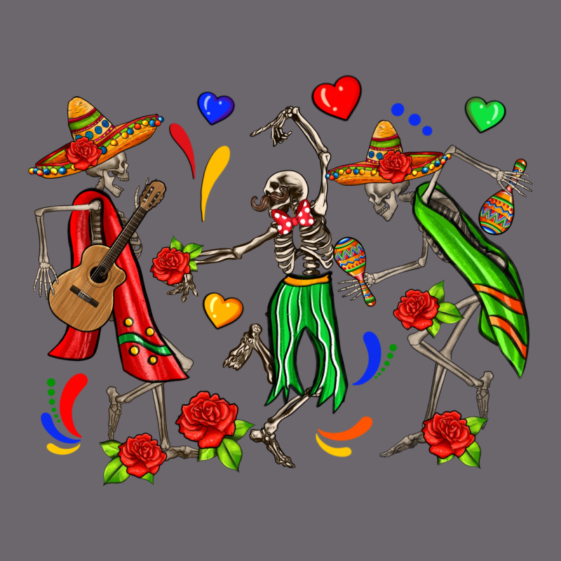 Mexican Skeletons Premium Sweatshirt by Zillion Design Studio | Teevron