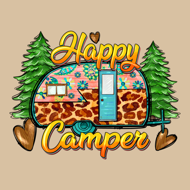 Happy Camper Heavyweight Hoodie by Zillion Design Studio | Teevron