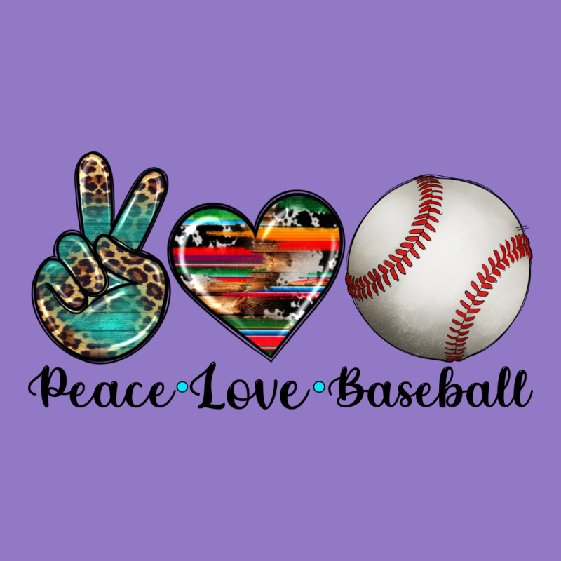 Peace Love Baseball Urban Hoodie by Artiststas | Teevron