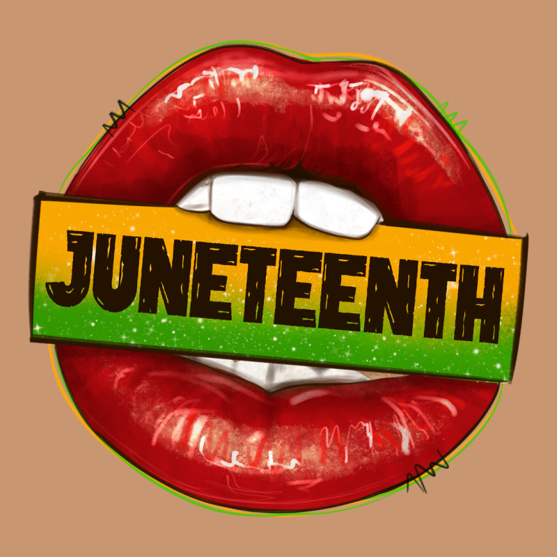 Juneteenth Lips Heavyweight Hoodie by texasbilliewilder | Teevron