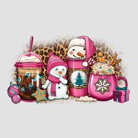 Pink Christmas Winter Snowman Coffee Premium Hoodie | Teevron
