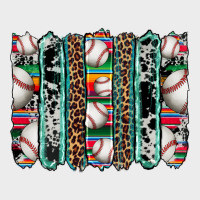 Baseball Serape Cowhide Turquoise Leopard Glitter  Brushstrokes Urban Hoodie | Teevron