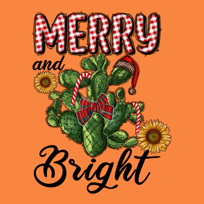 Merry And Bright With Cactus Premium Sweatshirt by RanaPortraitStore | Teevron