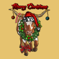 Merry Christmas Longhorn Cow Premium Sweatshirt | Teevron