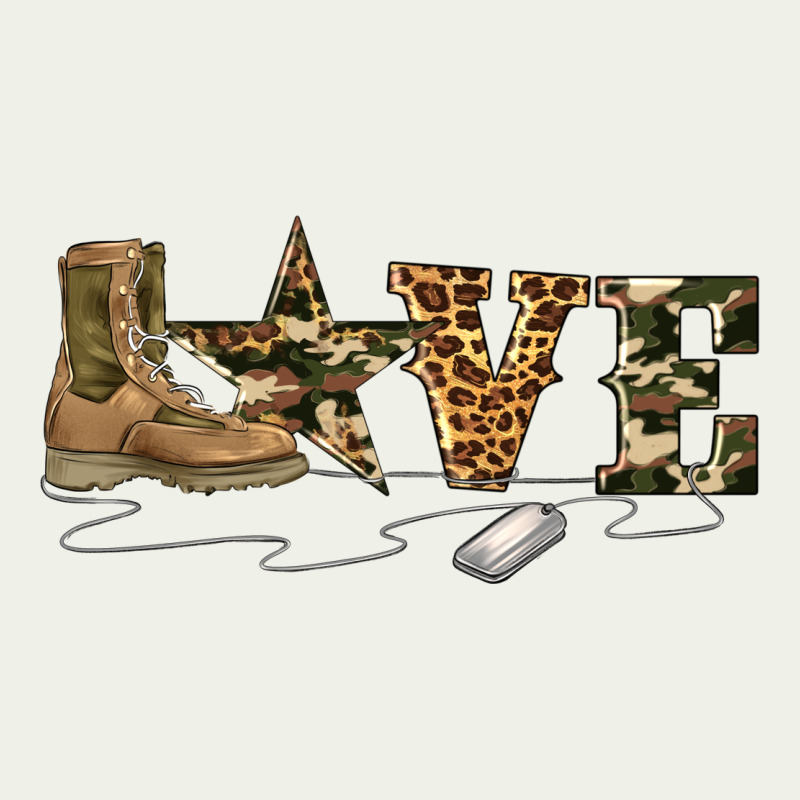 Camouflage Military Boots Love Urban Heavy Tee by Artiststas | Teevron