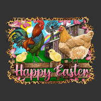 happy easter rooster chicken and chick | Teevron