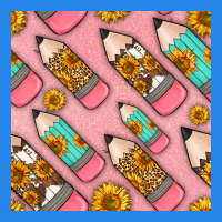 Western Pencil Seamless Pattern Premium Hoodie | Teevron