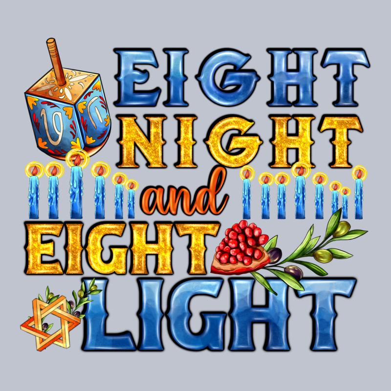 Eight Night And Eight Light For Hanukkah Premium Hoodie by AdoDesignShop | Teevron