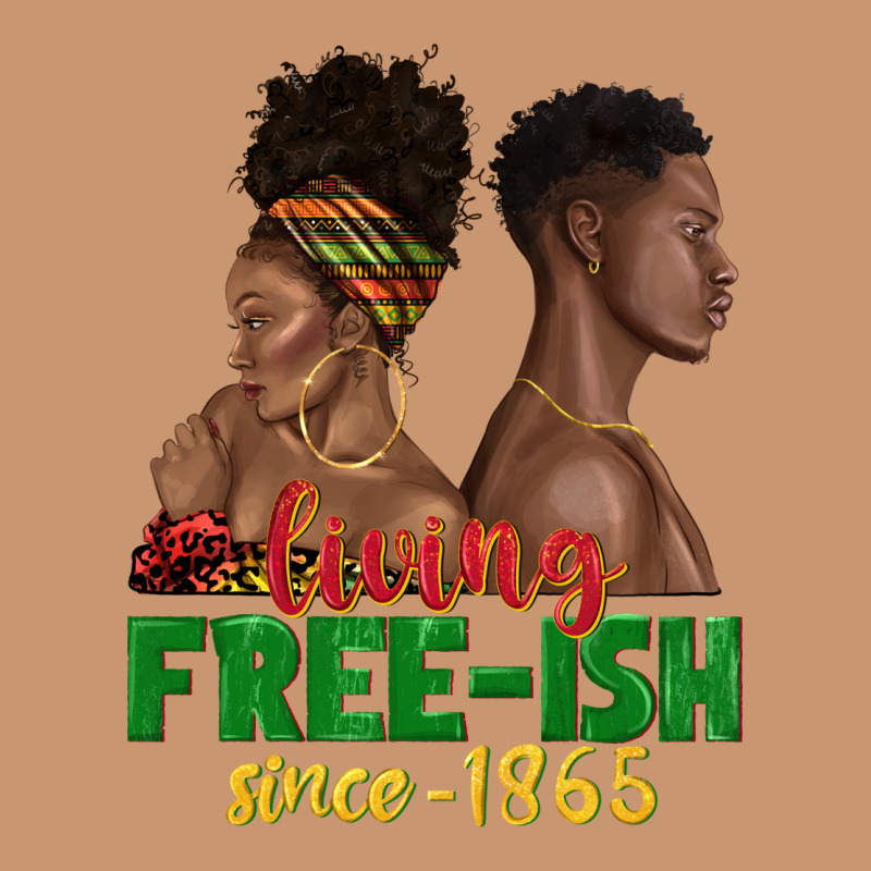 Living Free Ish Since 1865 With Afro Black Woman A Heavyweight Hoodie by texasbilliewilder | Teevron