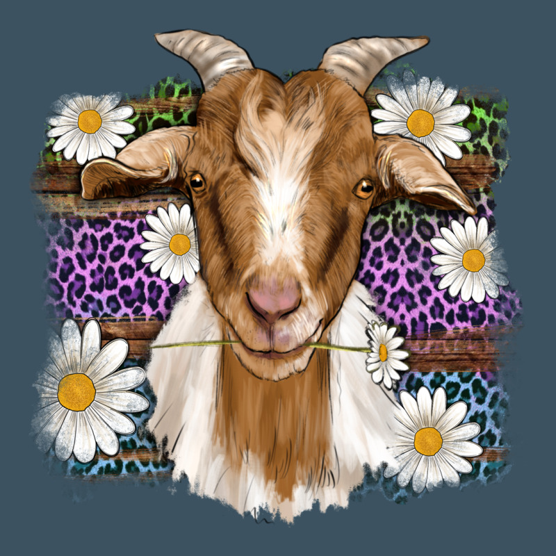 Easter Goat Daisys Leopard Wooden Urban Hoodie by Artiststas | Teevron