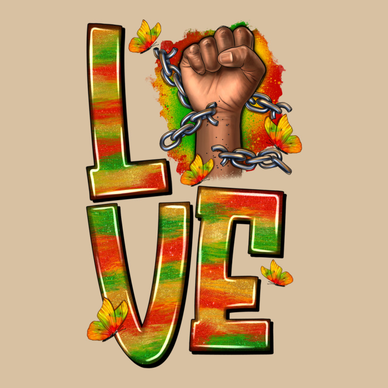 Love Juneteenth With Fist Heavyweight Hoodie by texasbilliewilder | Teevron