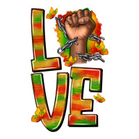 love juneteenth with fist | Teevron