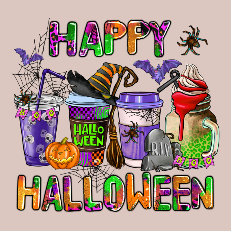 Happy Halloween Coffee Cups Premium Hoodie by AdoDesignShop | Teevron