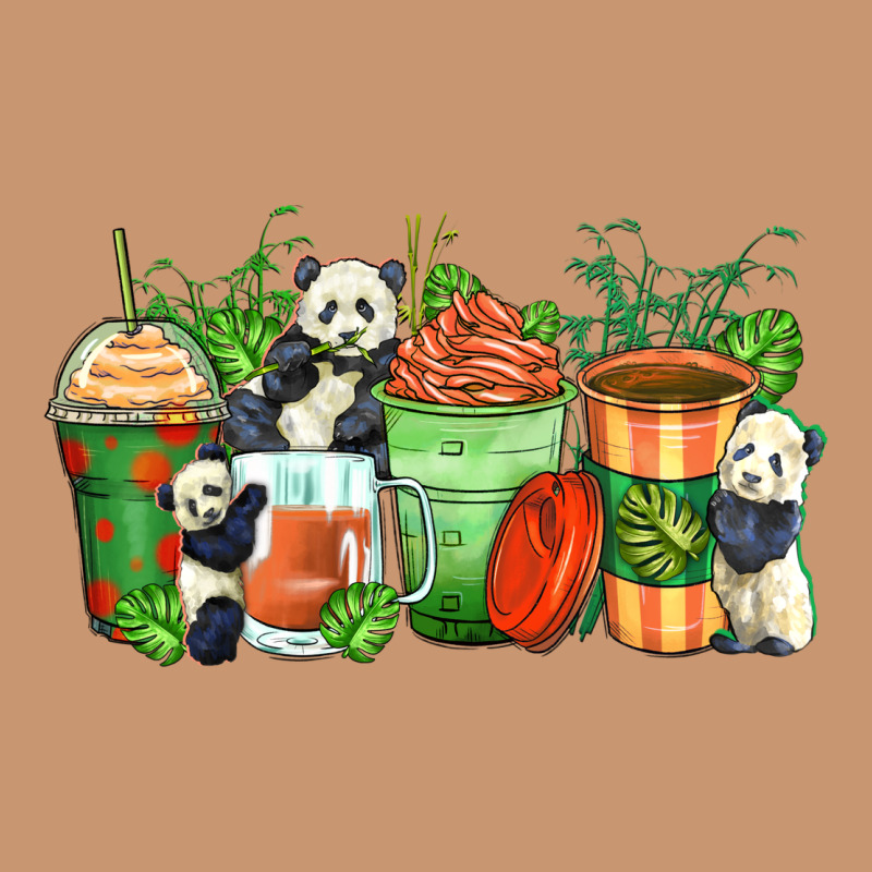 Panda Coffee Cups Heavyweight Hoodie by Zillion Design Studio | Teevron