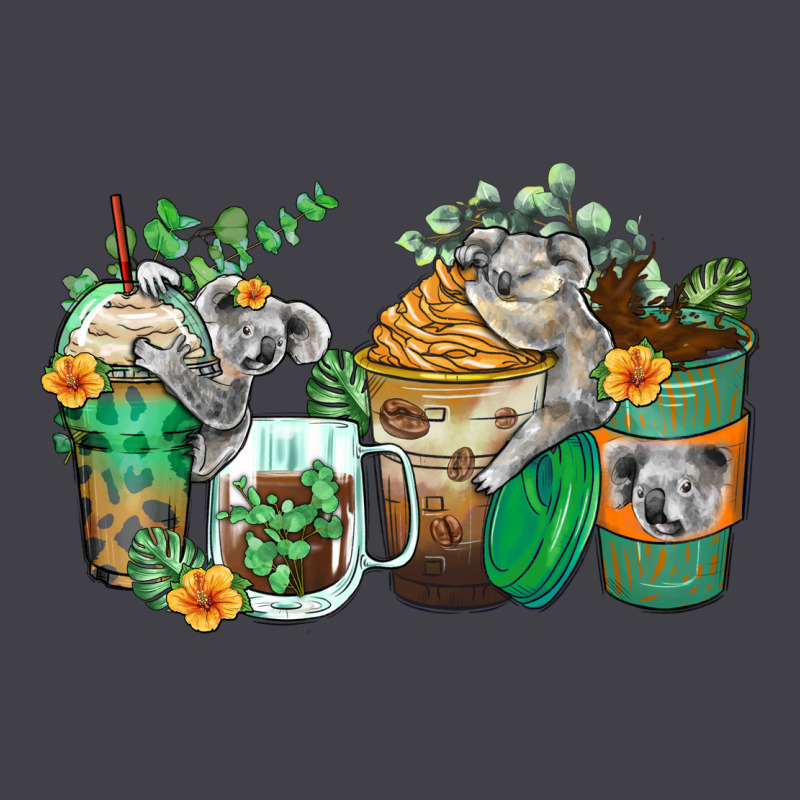 Koala Coffee Cups Heavyweight Hoodie by Zillion Design Studio | Teevron