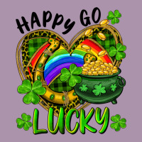 Happy Go Lucky Pot Of Gold And Rainbow Heart Heavyweight Hoodie | Teevron