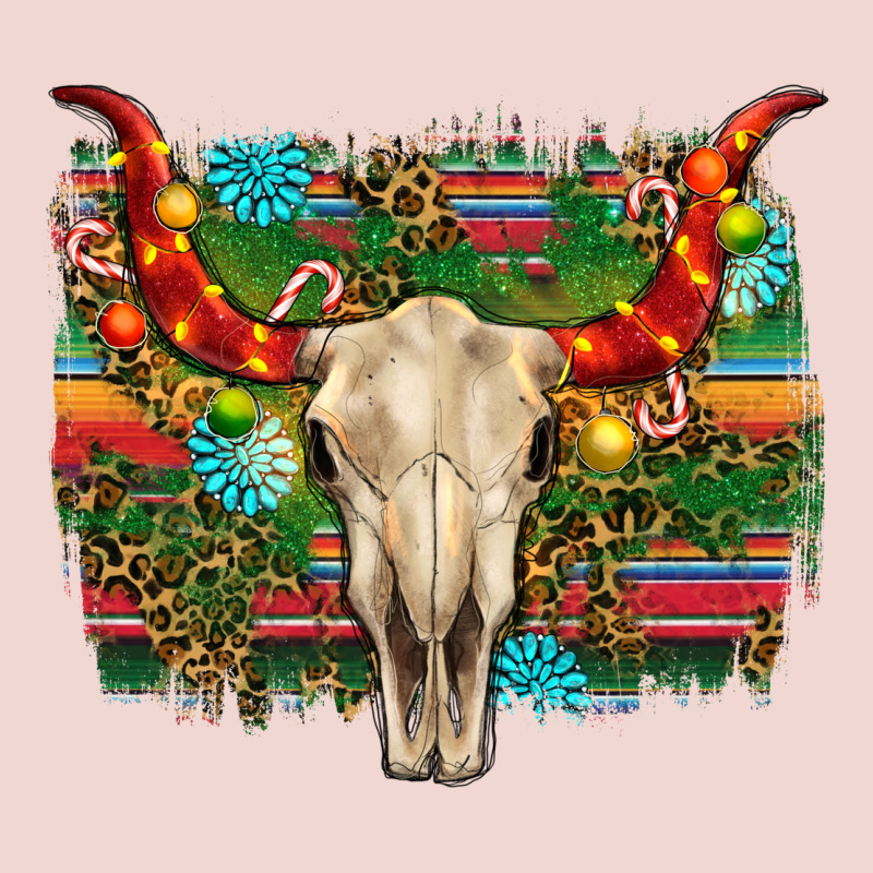 Western Christmas Bull Skull Premium Sweatshirt by RanaPortraitStore | Teevron