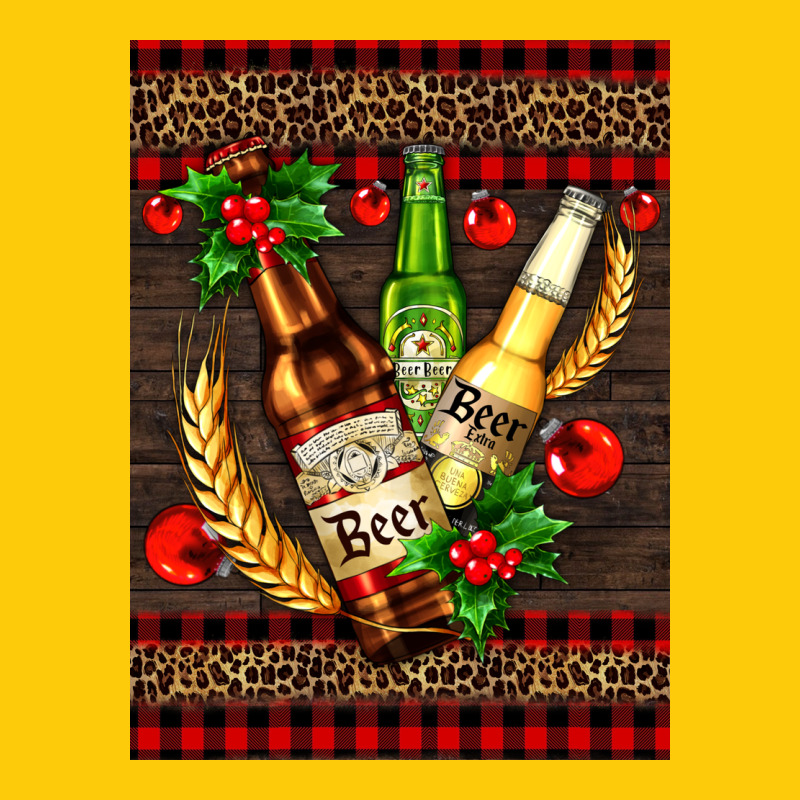 Beer Bottles With Mistletoe Premium Hoodie by AdoDesignShop | Teevron