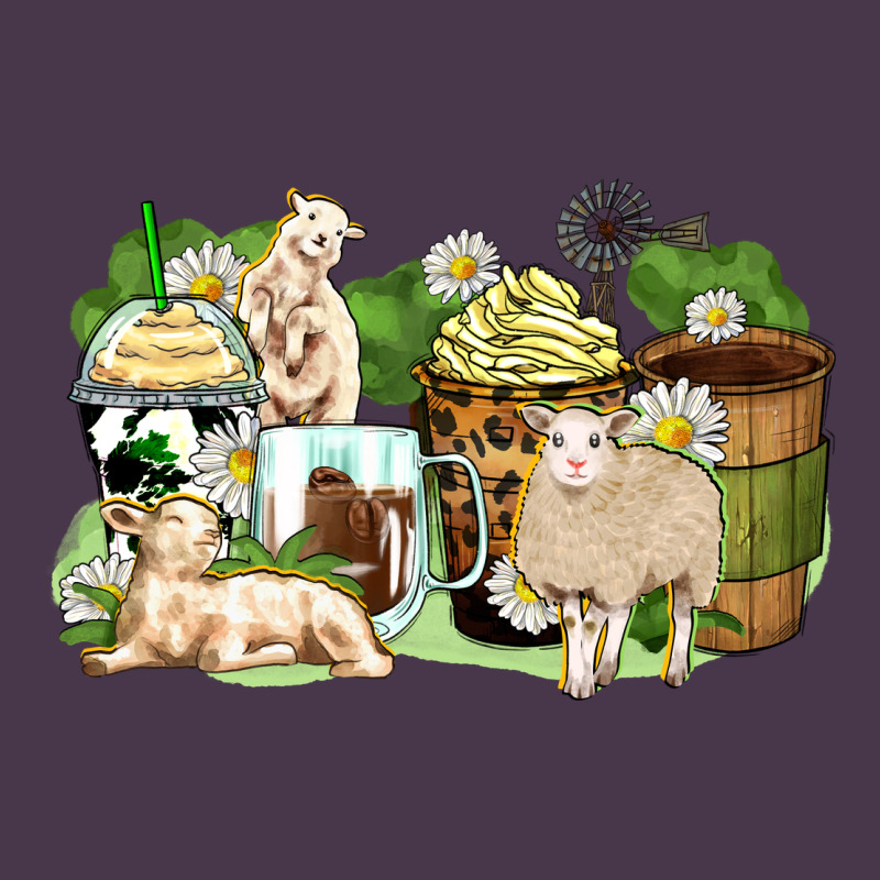 Sheep Coffee Cups Heavyweight Hoodie by Zillion Design Studio | Teevron