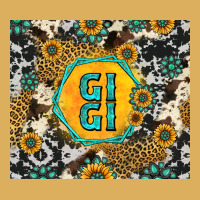 Gigi Sunflower Turquoise Premium Hoodie | Teevron