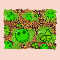 Shamrock Glitter Leopard And Wood Background Urban Hoodie | Teevron