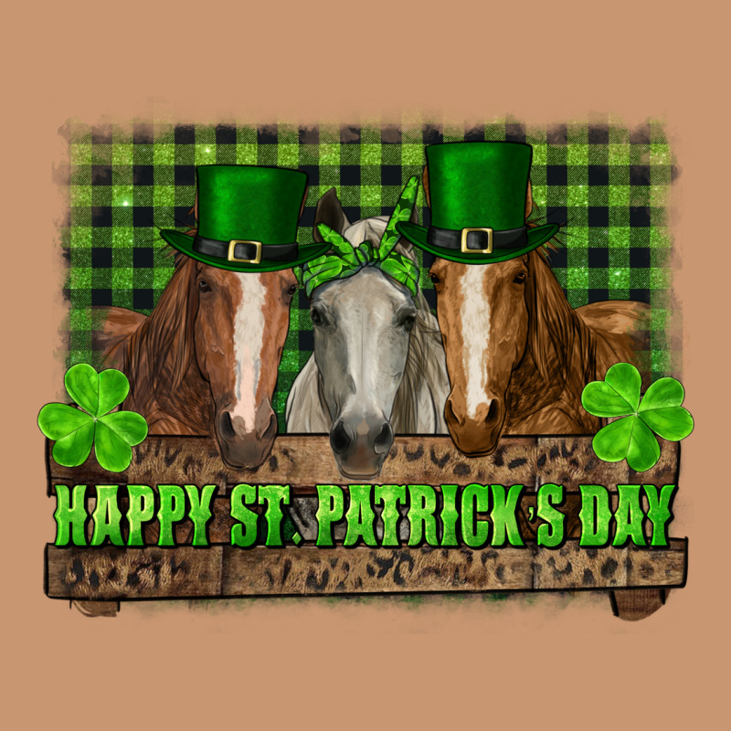 Happy St. Patrick's Day Horses With Leprechaun Hat And Bandana Heavyweight Hoodie by RanaPortraitStore | Teevron